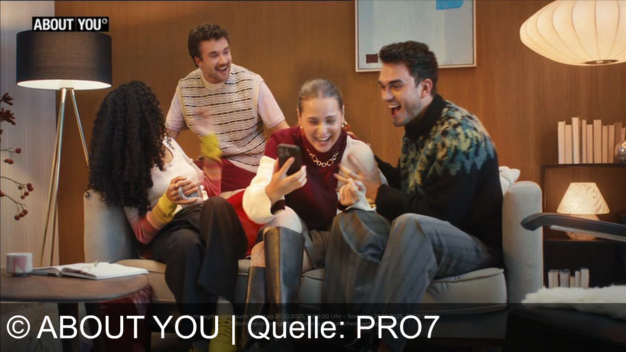 TV Werbung about you - Shoppen, lachen, gewinnen: Jetzt bei About You 1 Million Euro Chance! Gewinne einen von 10x 100.000€. Einfach einkaufen und automatisch dabei sein.
