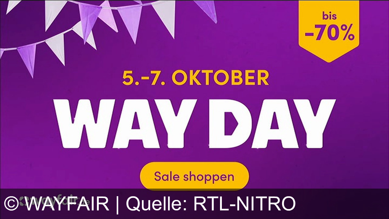 TV Werbung wayfair - Wayfairs Wayday Megasale startet am 5. Oktober mit tausenden Angeboten, z.B. Teppiche bis zu 70% reduziert. Jetzt auf Wayfair.de Top-Deals entdecken!