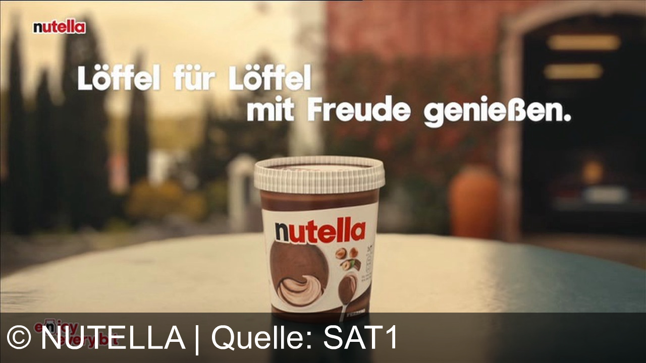 TV Werbung nutella - Nutella-Eis von Ferrero: Cremiges Haselnuss-Eis und unverwechselbare Nutella-Swirls – Löffel für Löffel mit Freude genießen. Nutella – enjoy every bit!