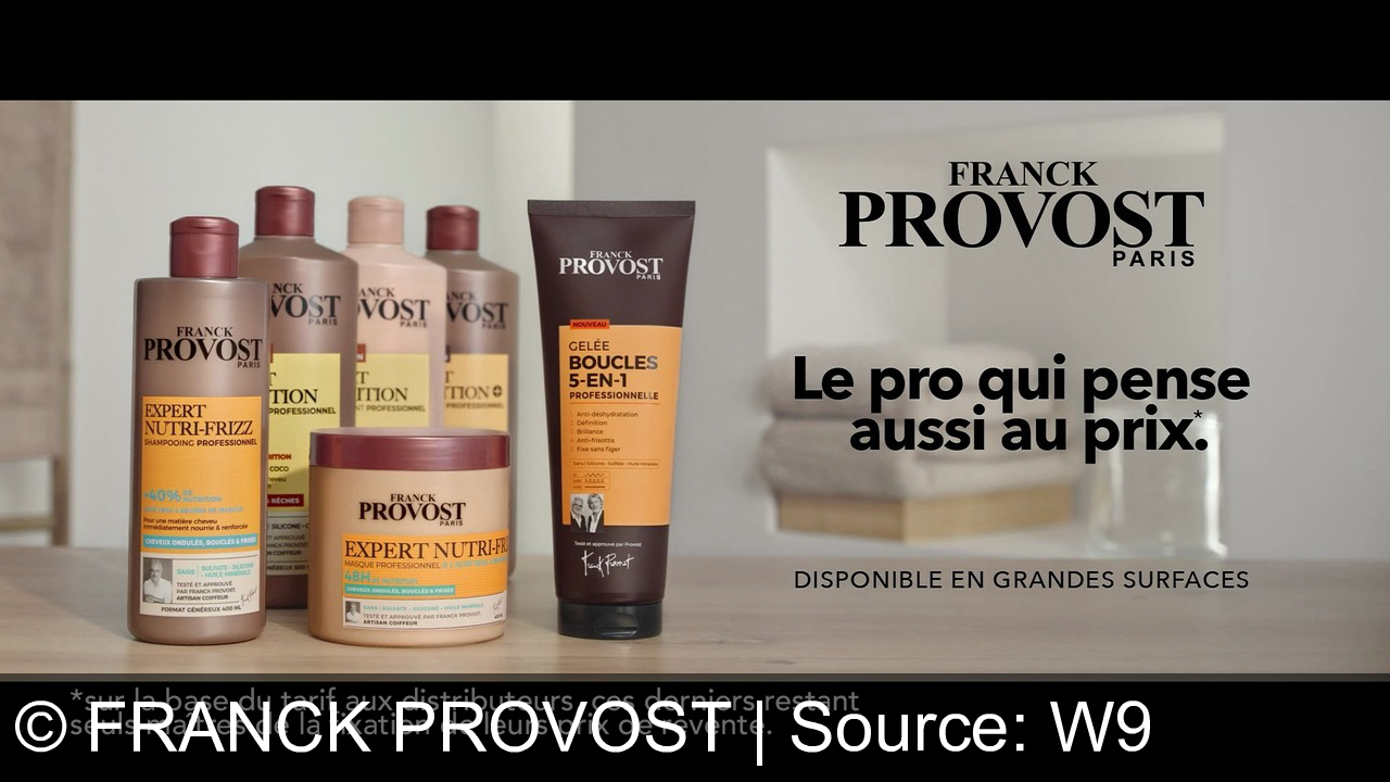 TV Werbung franck provost - Découvrez Expert Nutri-Freeze de Franck Provost Paris : le soin pro et pas cher pour des boucles 2x plus définies, nourries 3 jours. Le pro qui pense aussi au prix !