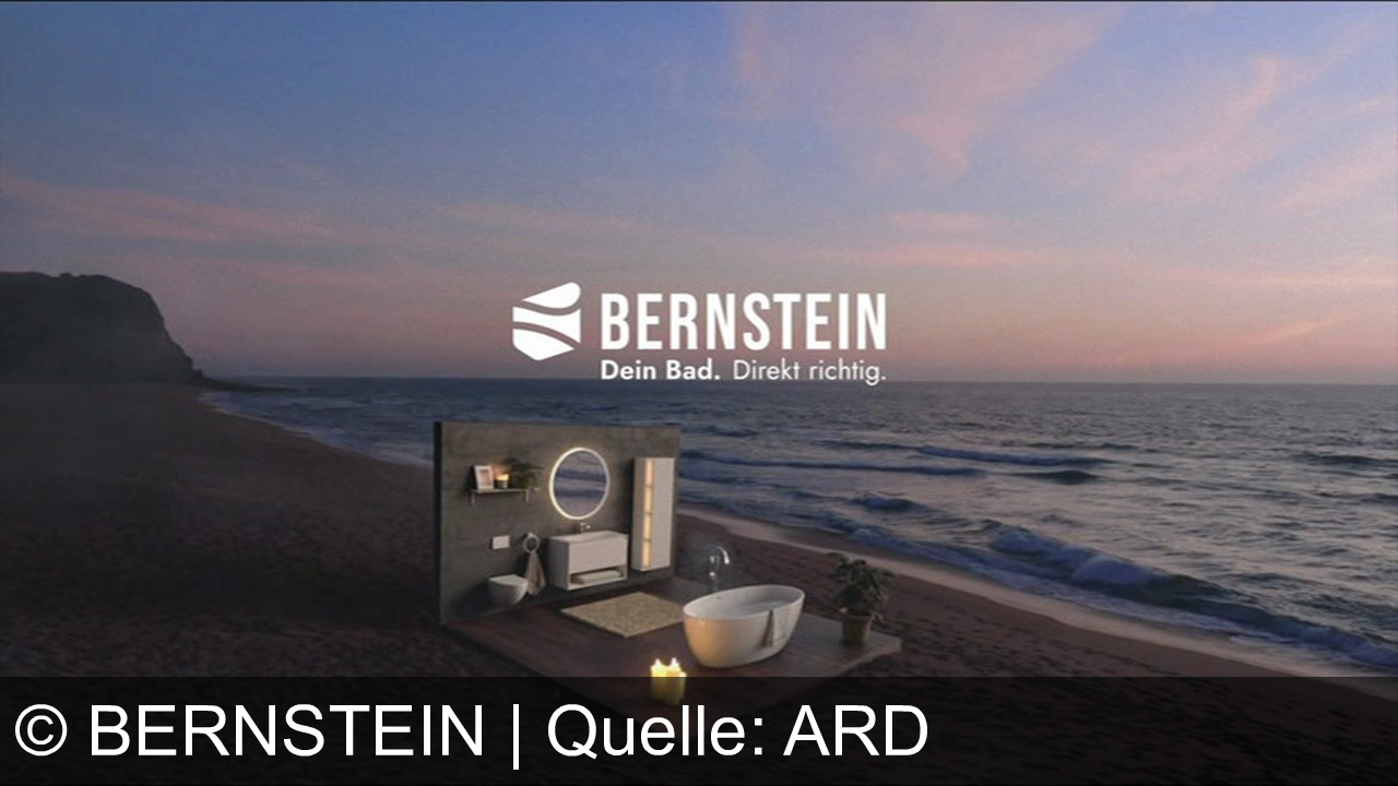 TV Werbung bernstein - Erlebe mit Bernstein das Strandgefühl zuhause – inspiriert von Sonne, Sand und Meer. Entdecke Dein Bad. Direkt richtig. Bernstein – für entspannte Momente wie am Meer.