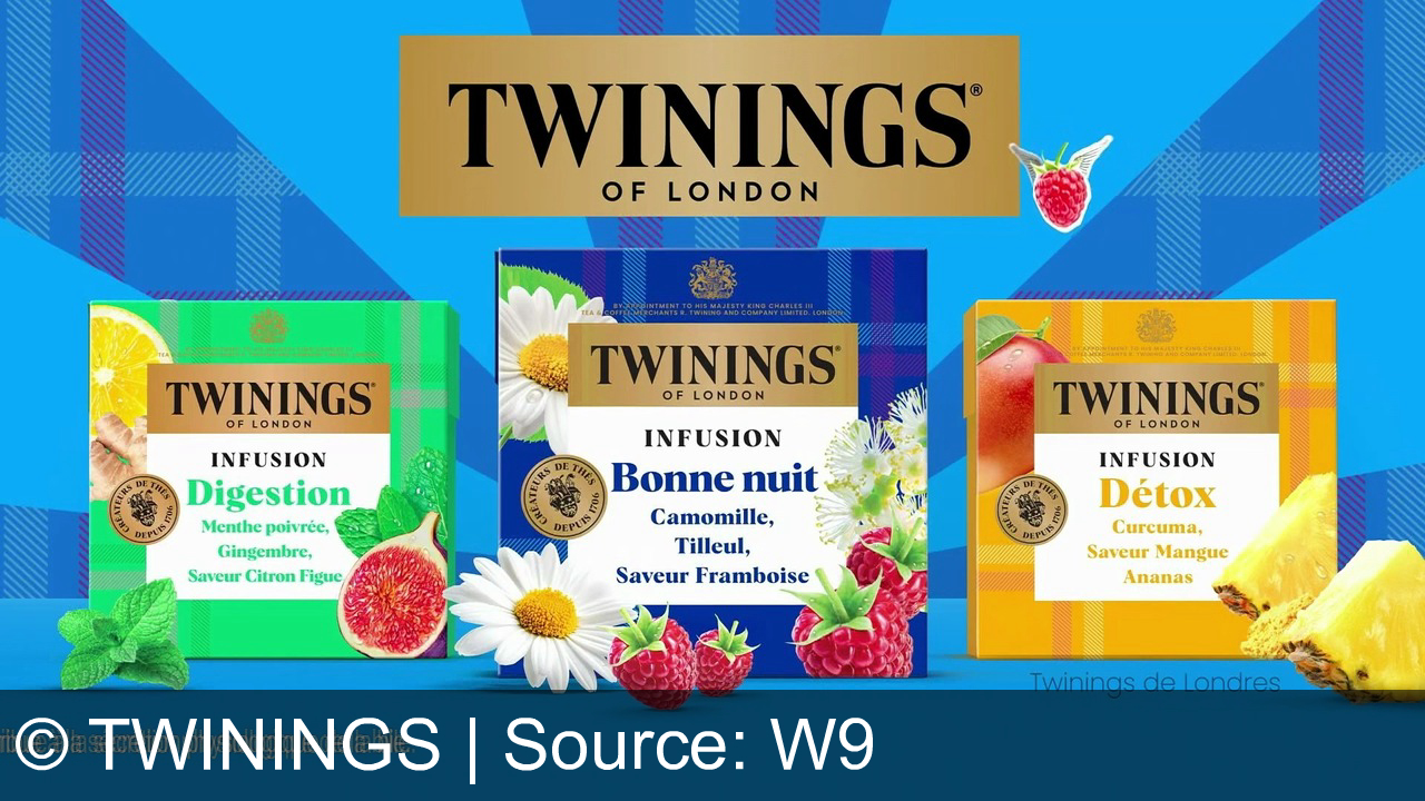 TV Werbung twinings - Lancez-vous avec Twinings de Londres : des infusions Digestion, Bonne nuit et Détox, aux fruits et aux plantes, pour savourer le bien-être tasse après tasse !