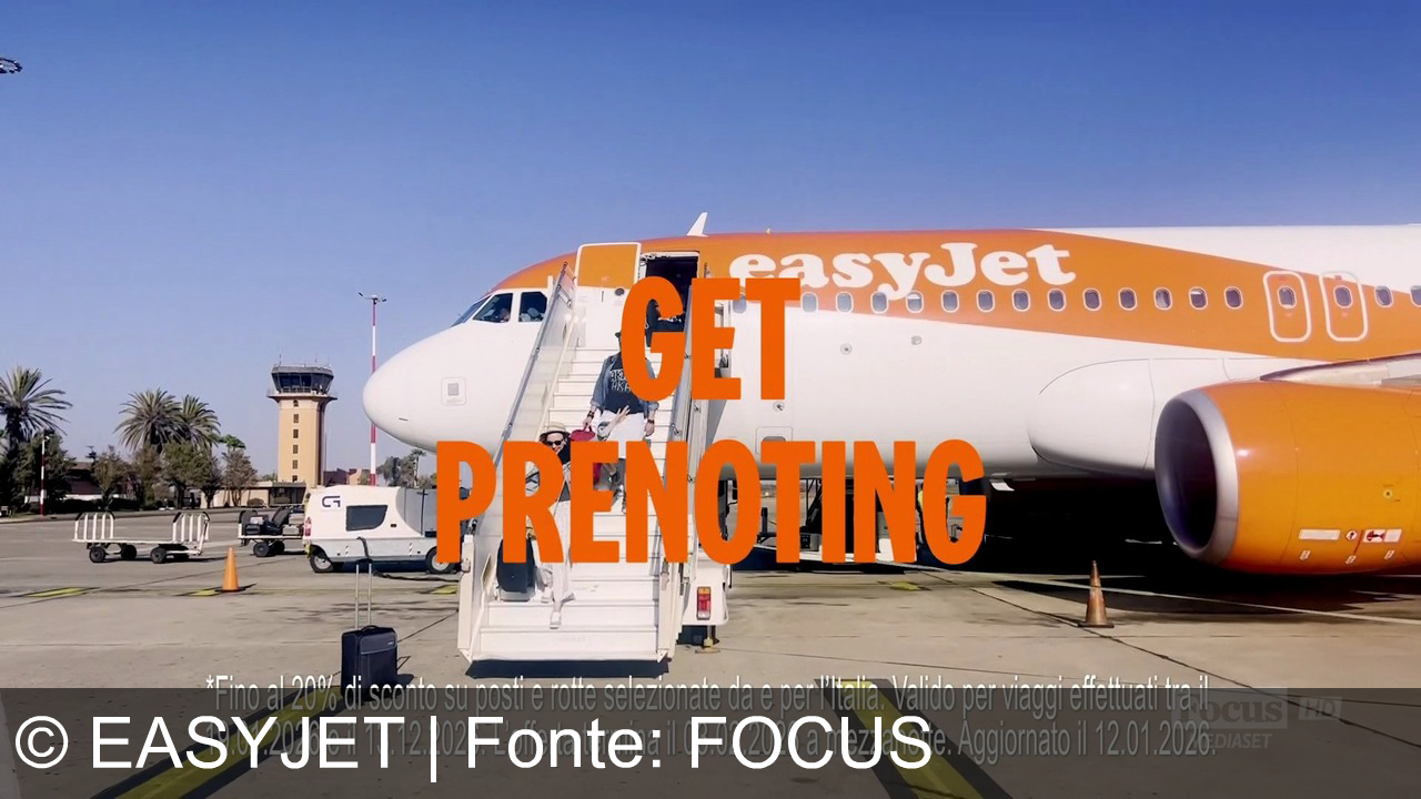 TV Werbung easyjet - easyJet: Super sconti fino al 20%. Prenota, vola, scopri il mondo. Get out there!