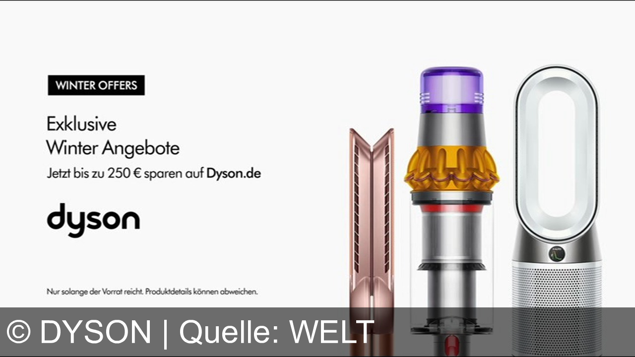 TV Werbung dyson - Dyson Staubsauger: Maximale Saugkraft, modernste Technologie, Haar-Entwirrung und Wischfunktion – jetzt bis zu 250 € sparen bei den exklusiven Winter-Angeboten auf Dyson.de!