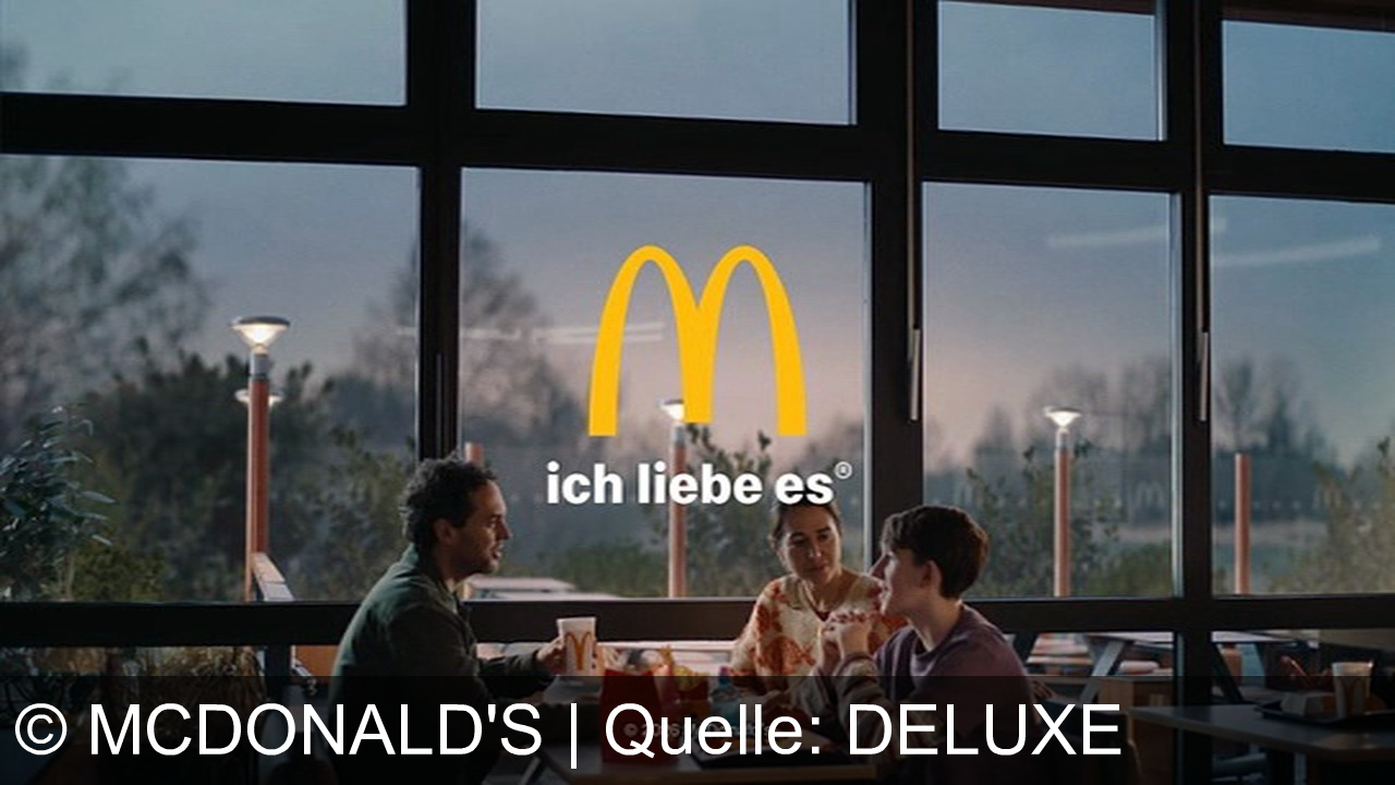 TV Werbung mcdonald's - Familienzeit wird zum Glück: Zusammenarbeit und ein gemeinsames Essen bei McDonald's – "Ich liebe es".