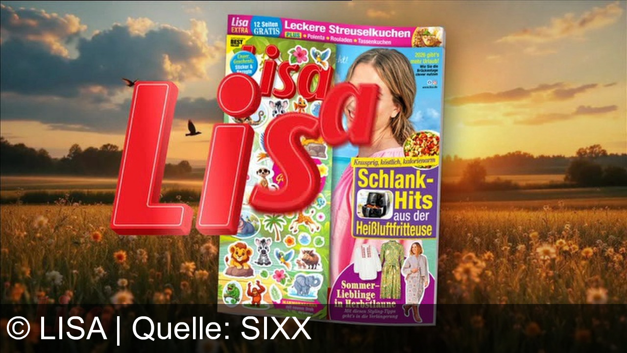 TV Werbung lisa - Lisa – jetzt neu: Schlank-Hits aus der Heißluftfritteuse, extra Streuselkuchen-Rezepte & süße Gute-Laune-Sticker! Lisa – das Magazin für Genuss und gute Stimmung!