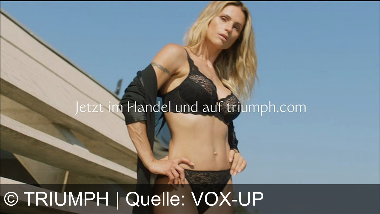 TV Werbung triumph - Michelle Hunziker wirbt für Triumph Lingerie: Schönheit und Komfort spüren, als wäre nichts da – jetzt entdecken, getragen von Stella auf triumph.com und im Handel.