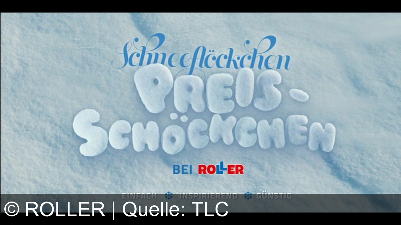 TV Werbung roller - Winter, Windkraft und Wow-Preise: Spare jetzt bis zu 1000 Euro beim Schneeflöckchen-Preisschöckchen von Möbel Roller – einfach inspirierend günstig!