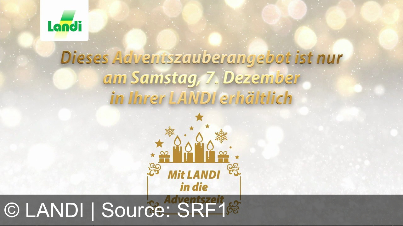 TV Werbung landi - LANDI bietet am 7. Dezember den Weihkühler Prima Vista für 79 Franken als Adventszauberangebot an.