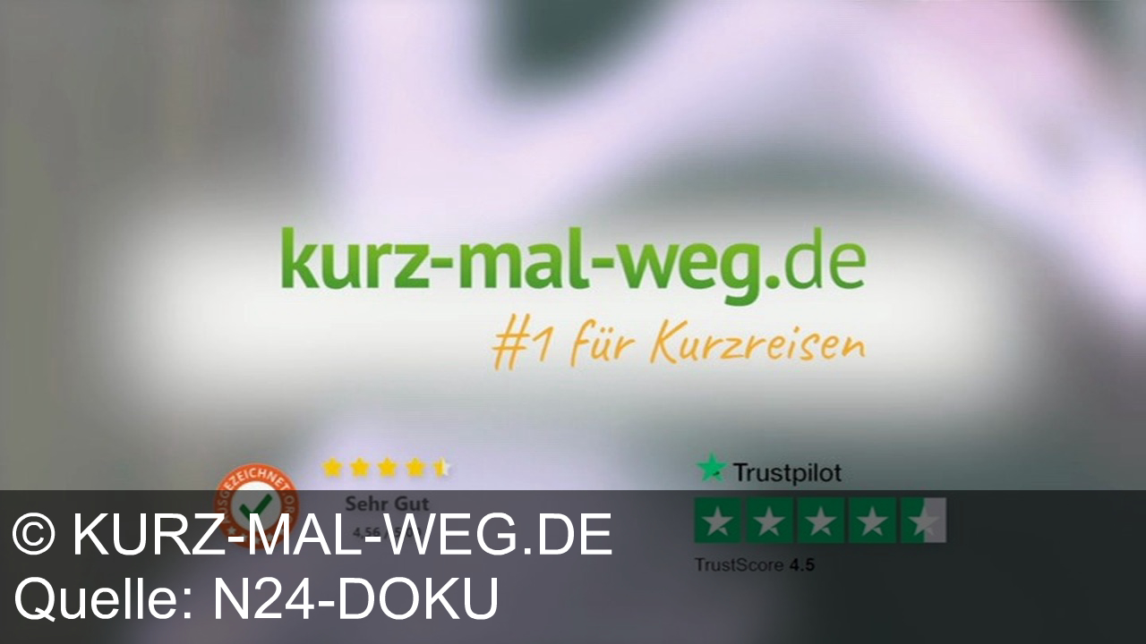 TV Werbung kurz-mal-weg.de - Erlebnisse verschenken, die wirklich eingelöst werden: Baggerfahren, Wellness & mehr ab 79 € bei kurz-mal-weg.de – #1 für Kurzreisen. Jetzt Reisegutschein sichern!