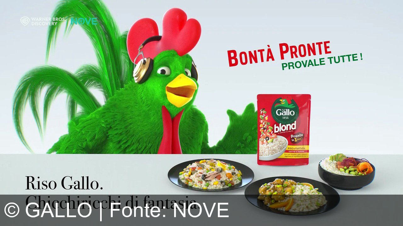 TV Werbung gallo - Chicchiricchi di fantasia! Gallo Blonde, riso pronto in un minuto per poke, insalate e contorni. Bontà pronte, provale tutte!