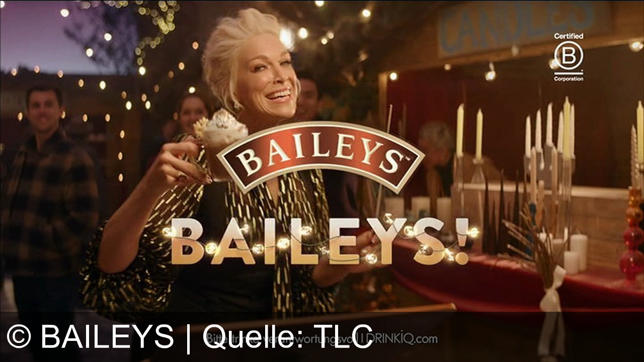 TV Werbung baileys - Werbespot für Baileys mit dem Hinweis, verantwortungsvoll zu trinken. Weitere Informationen auf DRINKIQ.com.