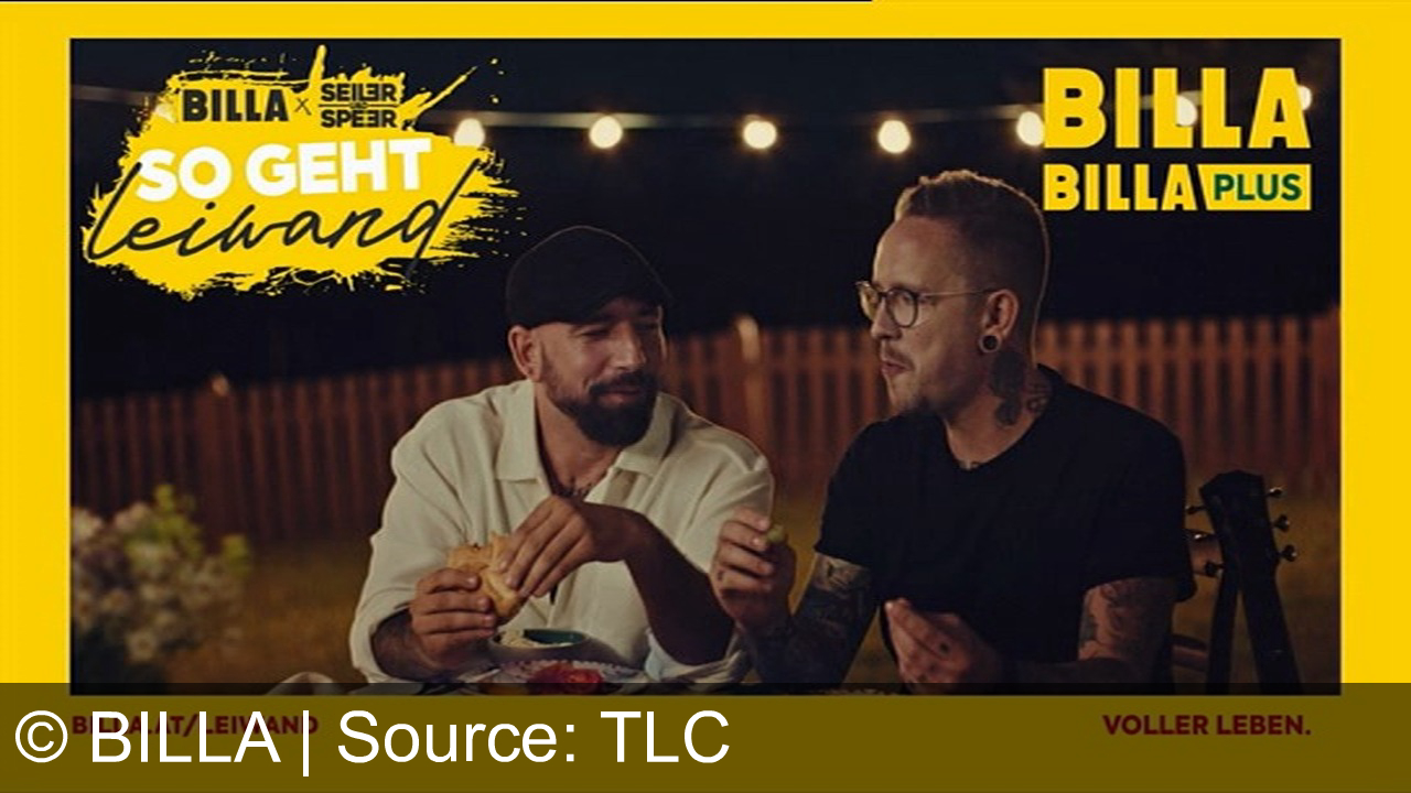 TV Werbung billa - Seiler&Speer starten mit ihrem Song "Soits Leben" den TV-Spot von Billa: Genieße das Leben mit 25% Rabatt auf Ja! Natürlich, Billa Bio, alle Weine und Radatz. Erlebe gemütliche Momente voller Geschmack bei BILLA und BILLA PLUS.