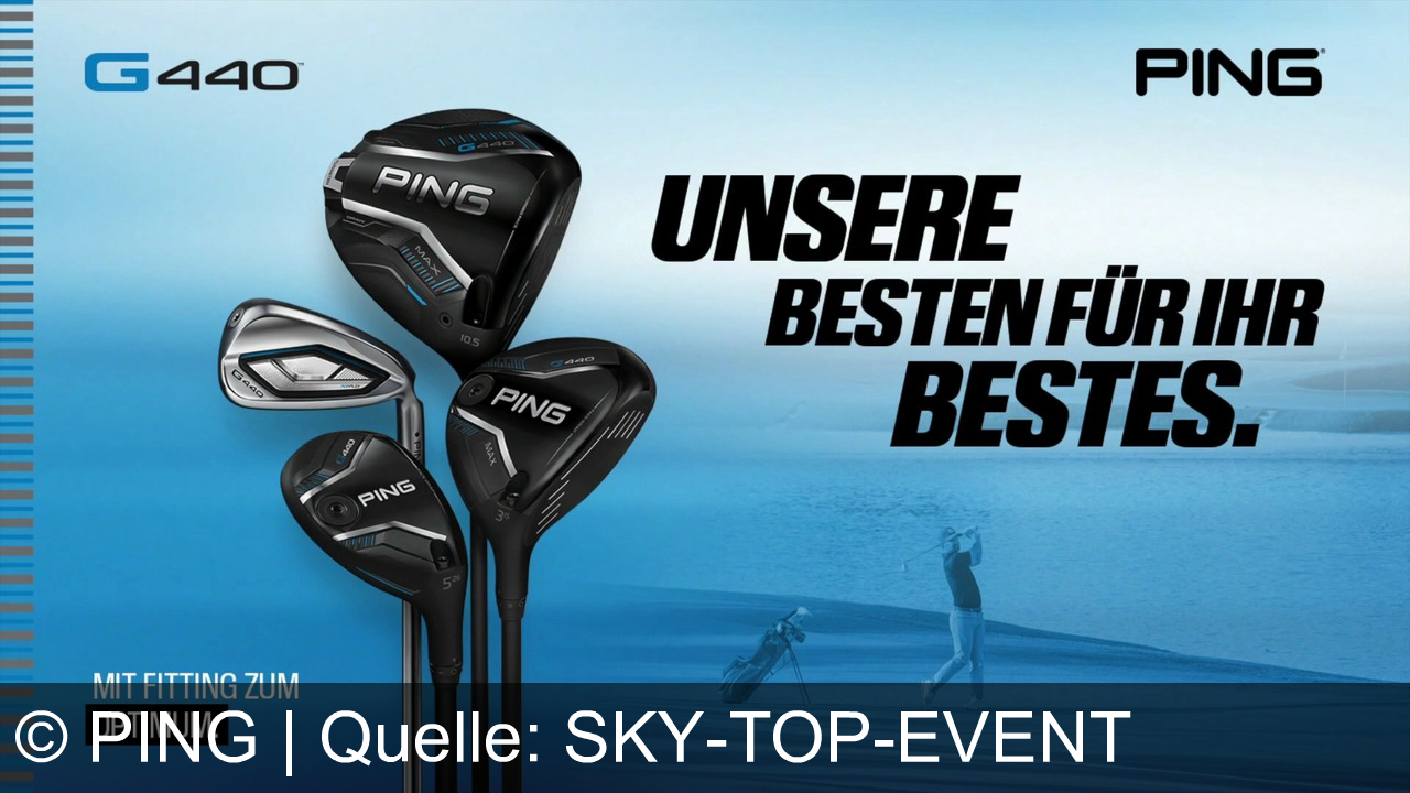 TV Werbung ping - Erleben Sie Präzision und Performance mit PING G440 – Unsere Besten für Ihr Bestes. Spielen Sie Ihr bestes Spiel mit tourerprobter Qualität und Innovation. PING: Play your best.