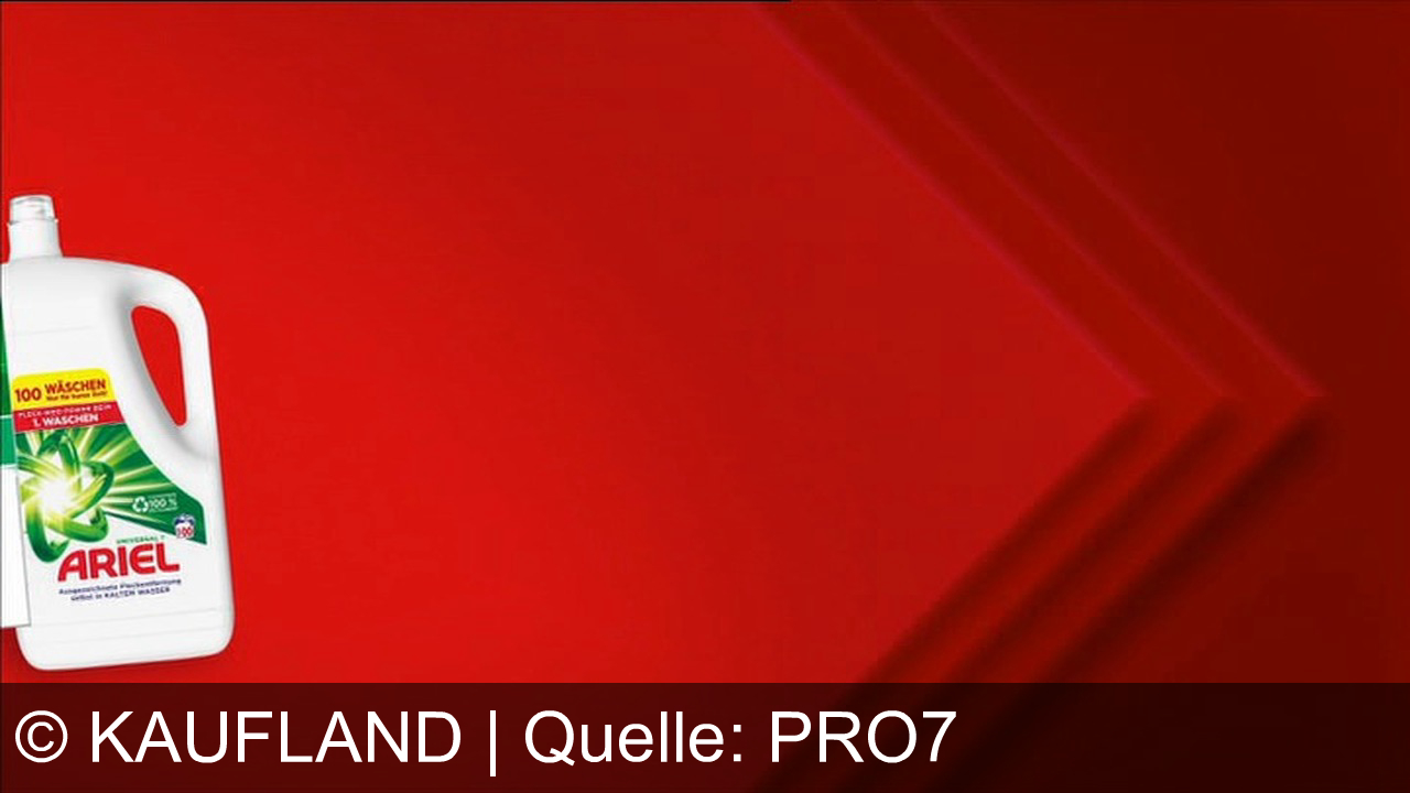 TV Werbung kaufland - Kaufland bietet Müller-Joghurt für 0,29 € und Ariel Waschmittel für 16,99 € an. Richtig sparen bei Kaufland.