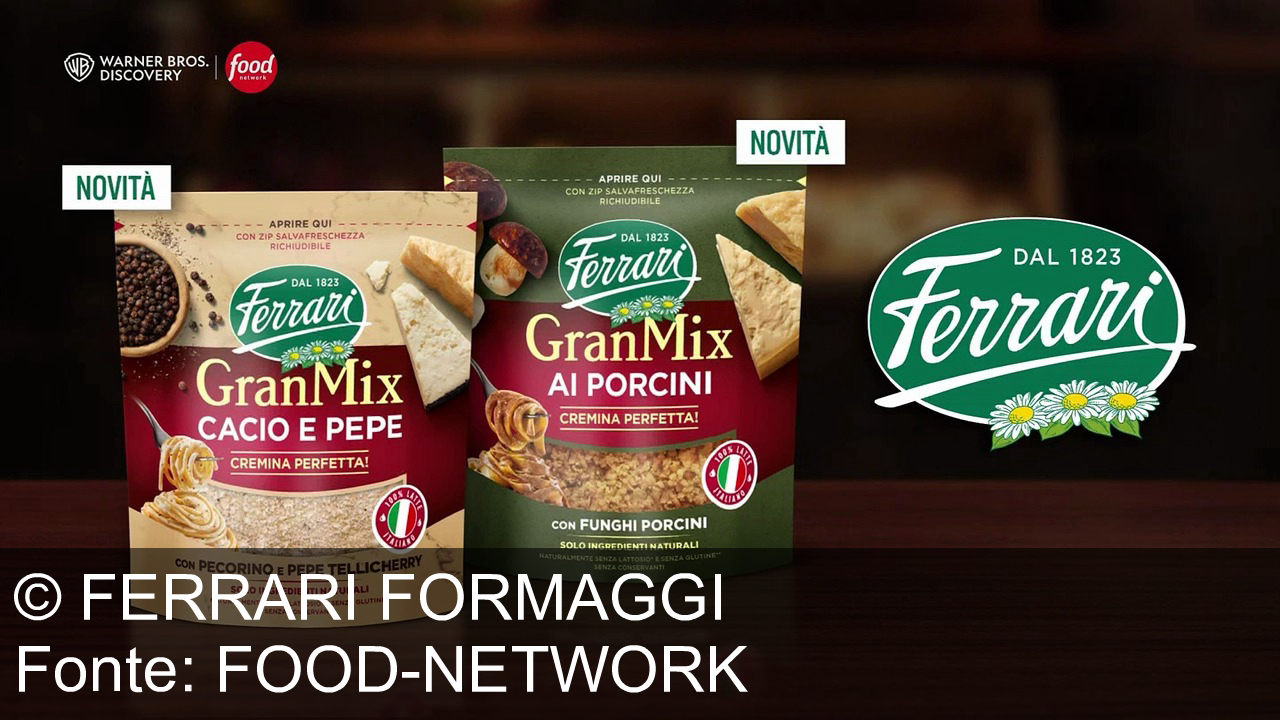 TV Werbung ferrari formaggi - GranMix Ferrari: il sapore della creatività per una cremina perfetta. Prova Cacio e Pepe, Pecorino e Ai Porcini.