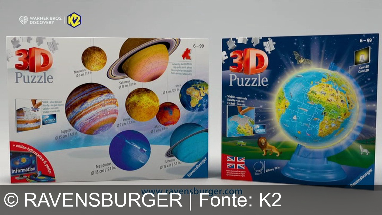 TV Werbung ravensburger - Scopri il mondo Ravensburger con Rush Hour, CreArt, Puzzle 3D e il sistema solare! Divertimento, creatività e ingegno per tutta la famiglia. Ravensburger: accendi la tua mente!