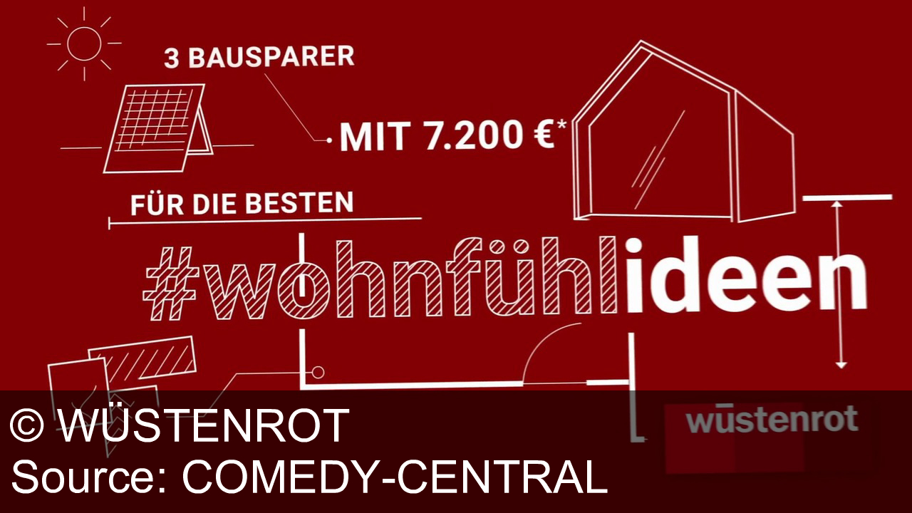 TV Werbung wüstenrot - Von der ersten Idee bis zum nächsten Traum. Dein Wohnfühlkredit. 100 Jahre ganz meins. Wüstenrot. Jetzt drei Bausparer mit 7200 Euro für die besten Wohnfühlideen. Erzähl uns deine.