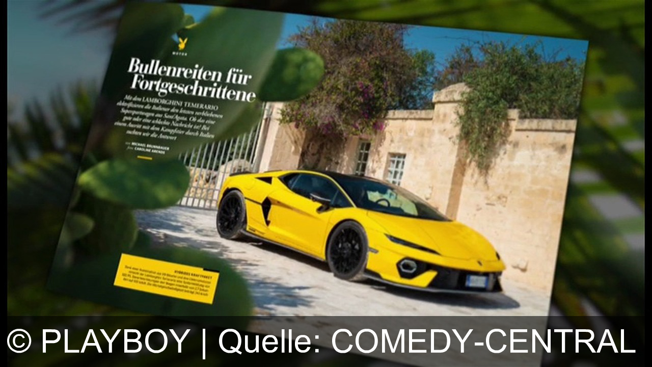 TV Werbung playboy - Neue Playboy-Ausgabe: Simone Balak, John Travolta, Bill & Tom Kaulitz und der Lamborghini Temerario – Sommer-Special ab sofort im Handel.