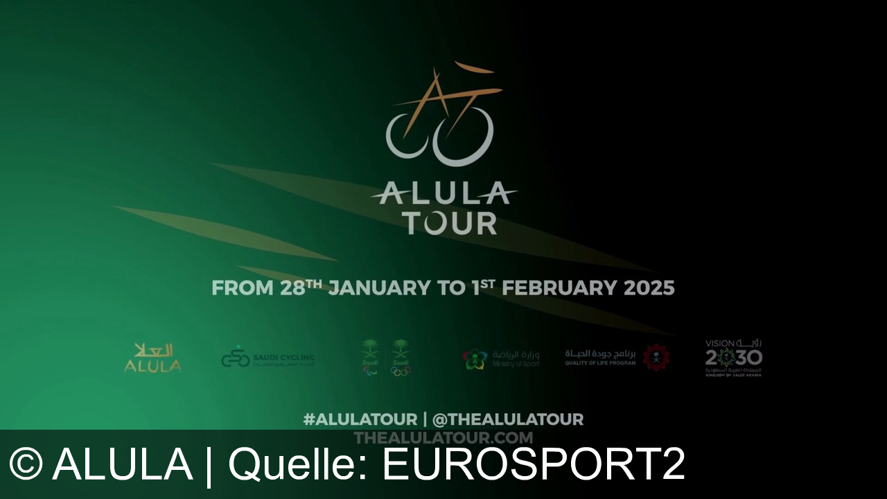 TV Werbung alula - Erlebe die Alula Tour 2025 – Radabenteuer durch atemberaubende Landschaften Saudi-Arabiens. Sei dabei vom 28. Januar bis 1. Februar! #AlulaTour 🚴‍♂️✨