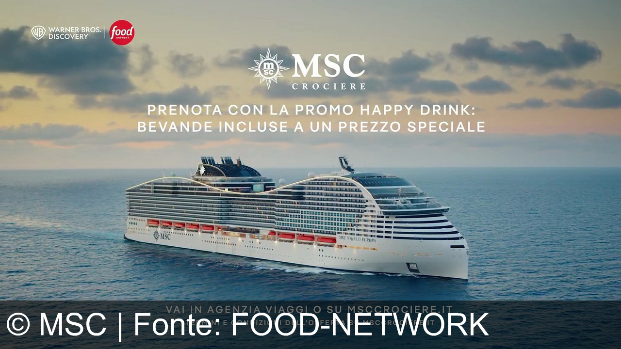 TV Werbung msc - MSC Crociere ti porta verso le meraviglie del Mediterraneo, Caraibi ed Emirati: vivi la bellezza con Happy Drink, bevande incluse a prezzo speciale! Prenota su mscrociere.it.