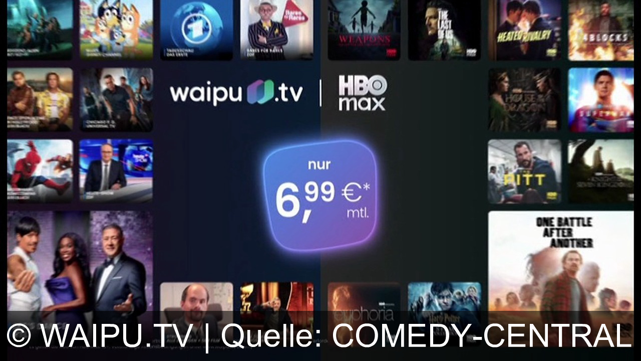 TV Werbung waipu.tv - Waipu TV mit HBO Max: Über 200 Sender und Apps für sensationelle 6,99 € mtl. – Das Beste aus Fernsehen und Streaming.