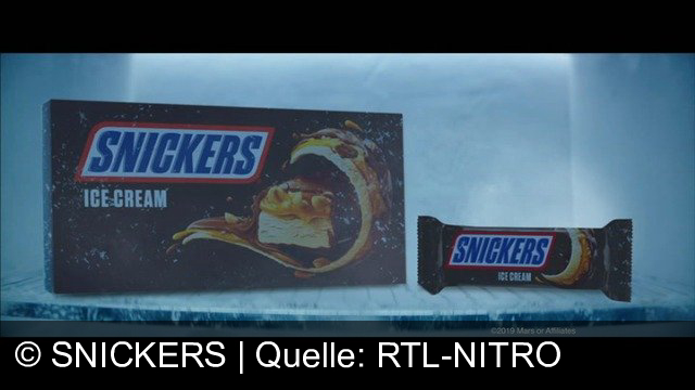 TV Werbung snickers - ice cream