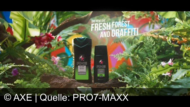 TV Werbung axe - das neue axe fresh forest and graffiti