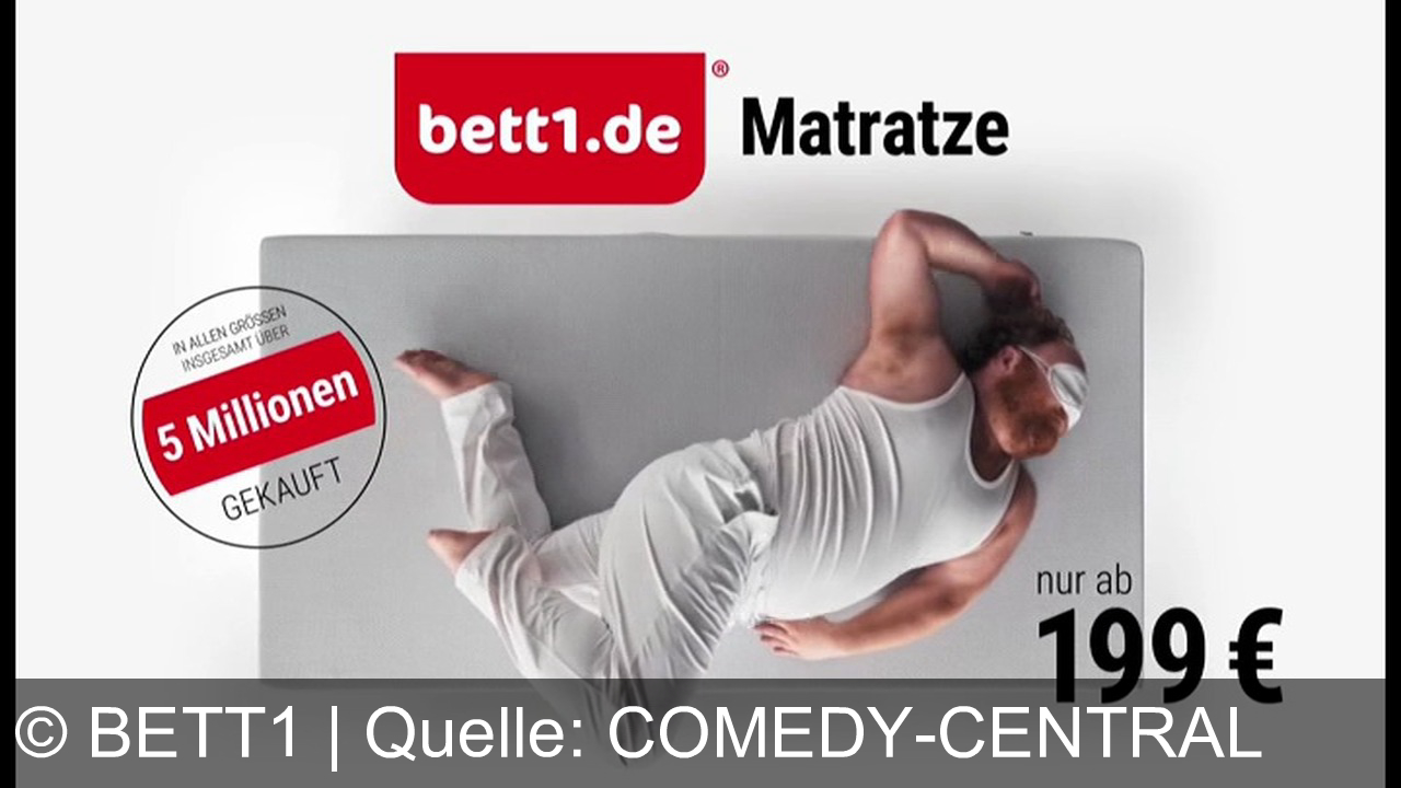 TV Werbung bett1 - Tanz mit dem QX-Schaum: Bett1 Matratze folgt jeder deiner Bewegungen – für traumhafte Nächte. Ab 199€, über 5 Mio. mal gekauft. Jetzt auf bett1.de bestellen.