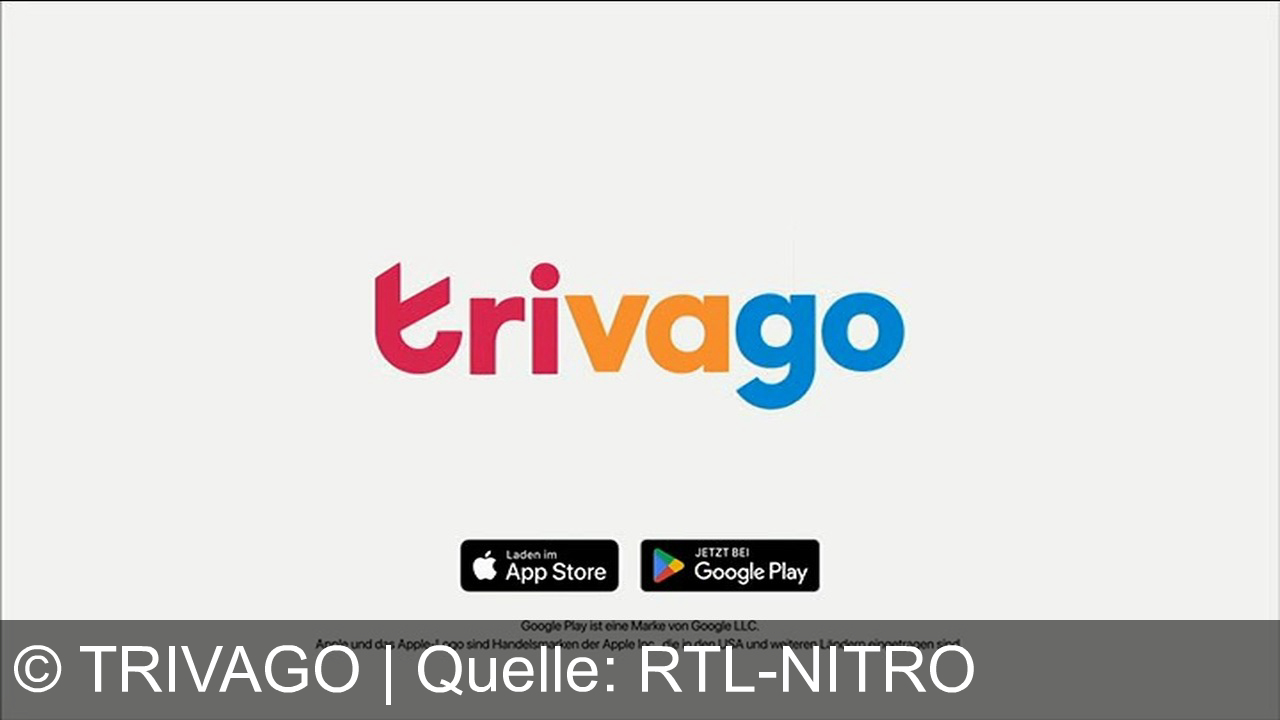 TV Werbung trivago - Finde dein Hotel zum besten Preis – mit Trivago einfach vergleichen und bis zu 100 € sparen. Jetzt in der Trivago App auf Google Play und im App Store! Hotel? Trivago.