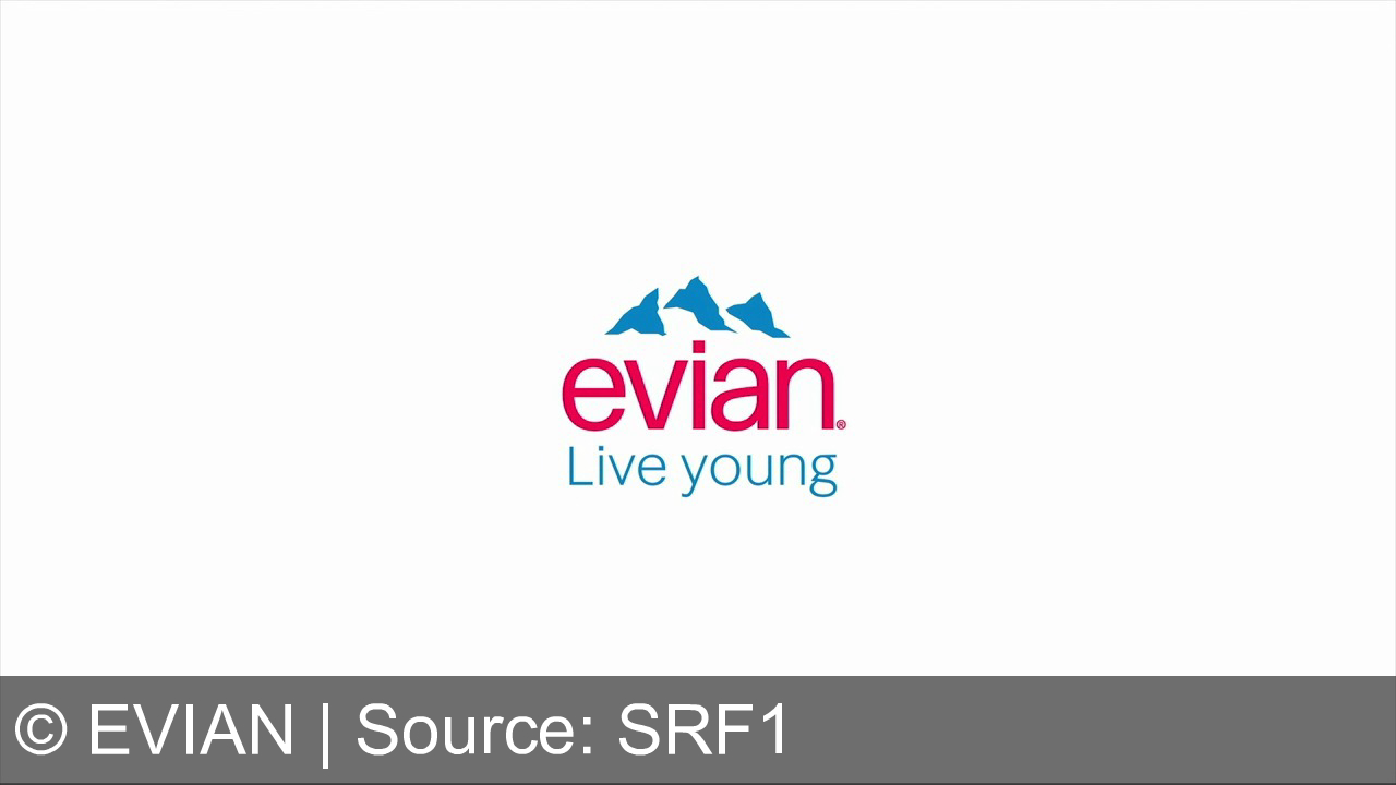 TV Werbung evian - Erlebe die Frische des "Mountain of Youth" mit Evian – ♪ Enjoy Mountain Made Minerals. Evian - Live Young.