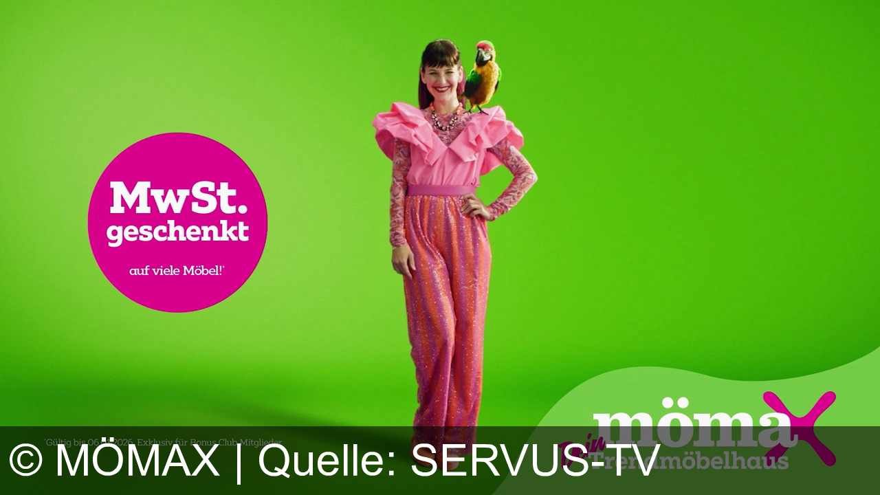 TV Werbung mömax - Großer Wintersale bei Mömax: Spare als Bonus Club Mitglied die Mehrwertsteuer auf viele Möbel! Mömax – dein Trendmöbelhaus für smarte Spartrends. Nur bis 06.01.2026!