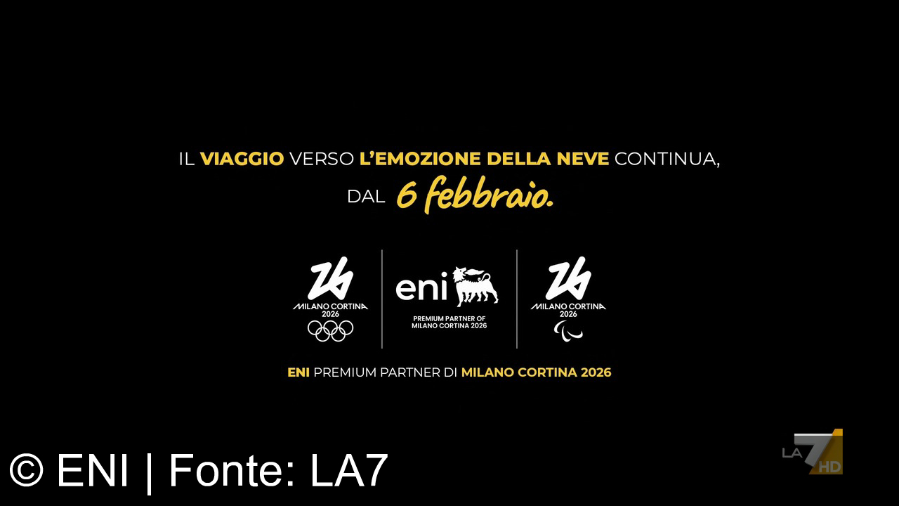 TV Werbung eni - Scopri l’emozione di viaggiare verso la neve con ENI, premium partner di Milano Cortina 2026. Vivi momenti unici, proprio come la nostra protagonista siciliana!