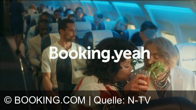 TV Werbung booking.com - finden sie den perfekten flug für ihre nächste reise.