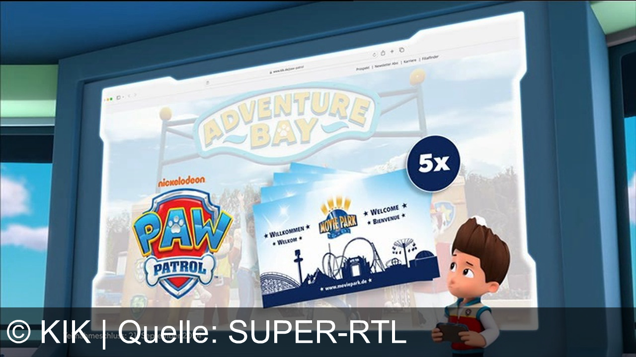 TV Werbung kik - Entdecke chillige PAW Patrol-Mode bei K.I.C.K., ideal für Helden und Heldinnen. Coole Produkte und ein Gewinnspiel mit Movie Park-Tickets erwarten dich. Jetzt online und in Filialen. Teilnahmeschluss: 21.09.2024.