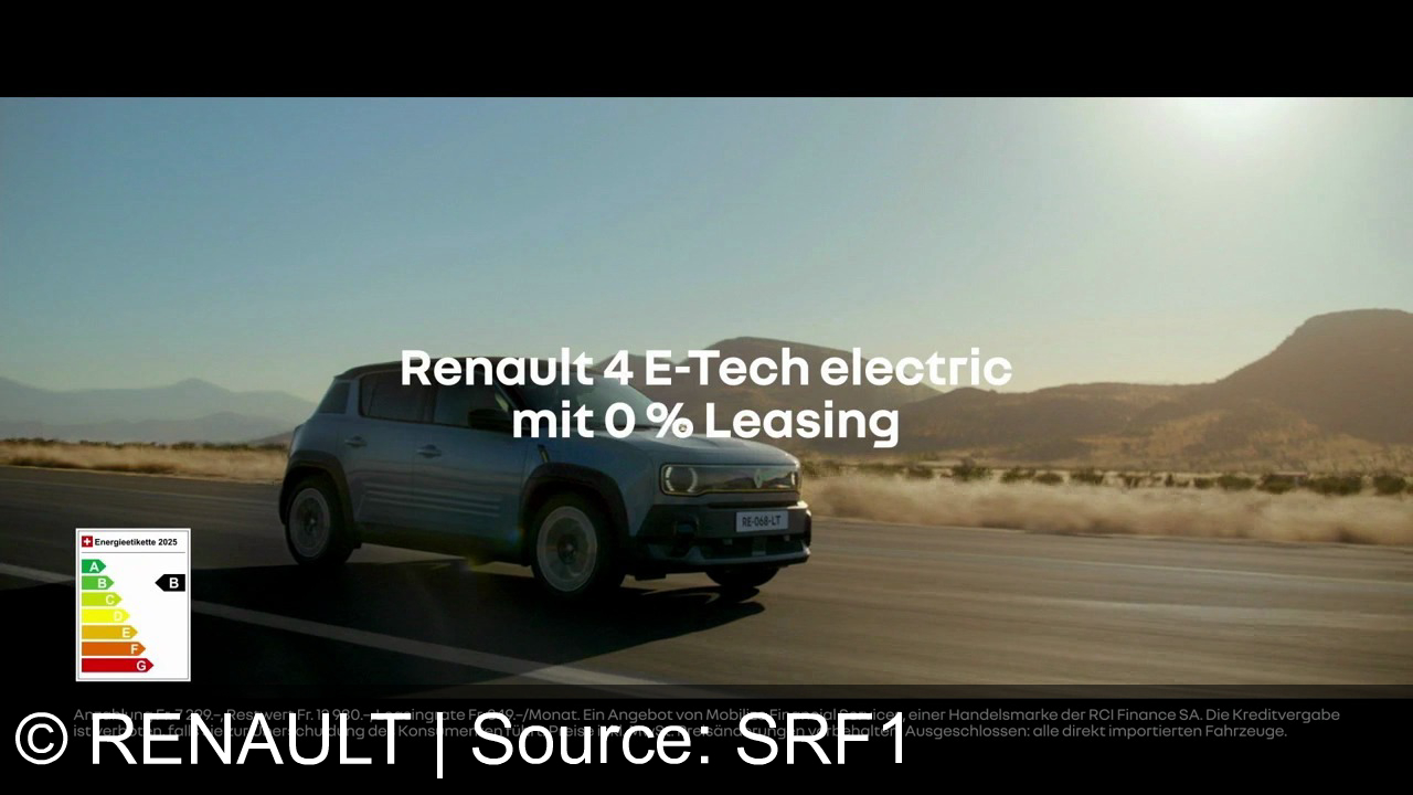 TV Werbung renault - Erlebe Freiheit neu: Renault 4 E-Tech electric – jetzt mit 0 % Leasing. Ikonisches Design trifft modernste Elektropower. Liberté 4 ever – nur bei Renault!