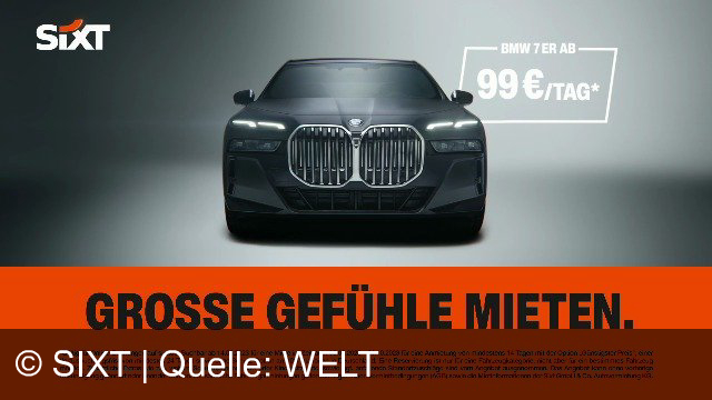 TV Werbung sixt - Sixt bietet die Möglichkeit, luxuriöse BMW 7er Modelle für nur 99 Euro pro Tag zu mieten und so große Gefühle zu erleben.