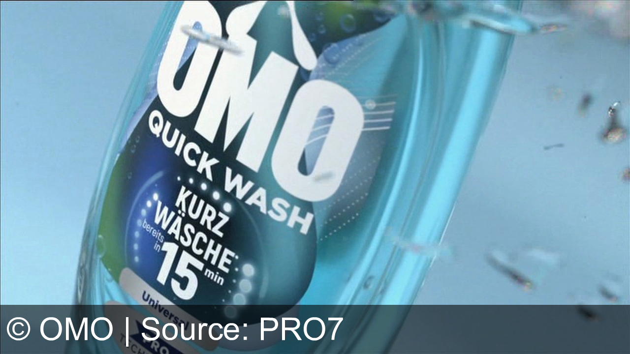 TV Werbung omo - Ich bin Usain Bolt und ich mag es schnell, sehr schnell. Und für alle, die es auch schnell mögen, gibt es jetzt das neue Omo Quick Wash. Unser erstes Waschmittel speziell für die Kurzwäsche. Entfernt Flecken und Gerüche bereits in 15 Minuten. Schnelle Pflege, schnelle Frische. Omo Quick Wash. Für alle, die es schnell mögen.