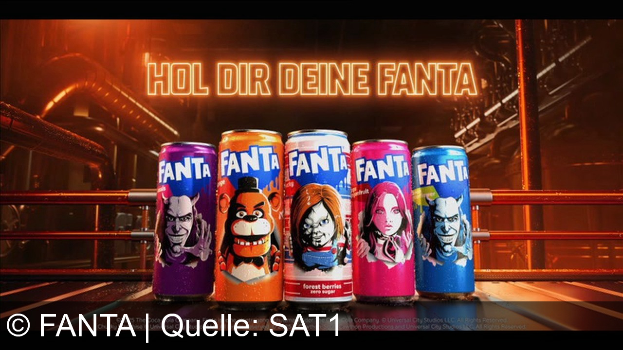TV Werbung fanta - Entdecke die neuen Fanta Dosen mit Freddy vs. Jason und Chucky Designs – bunte Vielfalt, cooles Sammelfieber! Hol dir den Kultgeschmack von The Coca Cola Company!