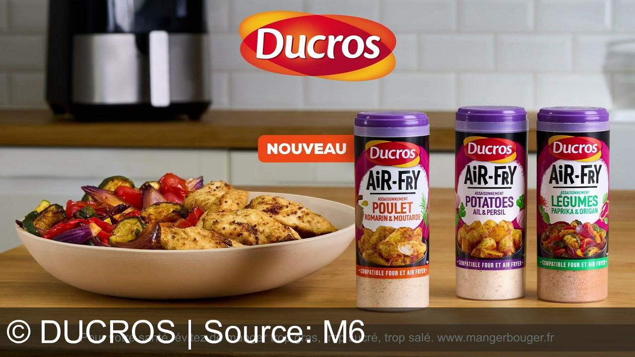 TV Werbung ducros - Nouveaux assaisonnements Ducros Air Fryer : Ducros se décarcasse, vous assurez pour des recettes encore plus savoureuses !