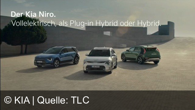 TV Werbung kia - der kia niro ev.