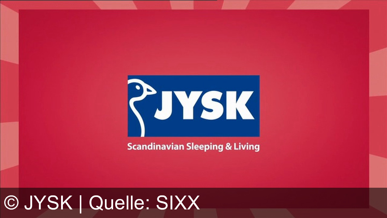 TV Werbung jysk - Der Sale bei Jysk geht weiter mit tollen Angeboten. Spare jetzt bis zu 50% auf ausgewählte Gartenmöbel oder bis zu 60% auf ausgewählte Indoor-Möbel. Jysk – Scandinavian Sleeping and Living.