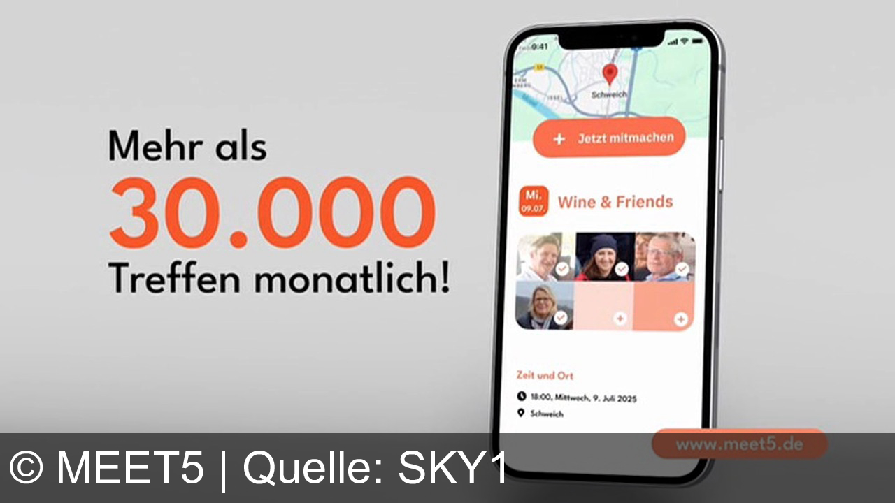 TV Werbung meet5 - Wollen wir mal wieder was unternehmen? Nee, ich schau grad Fußball. Dann gehe ich zu Meet5. Lade dir die Meet5-App herunter und entdecke monatlich mehr als 30.000 Treffen.