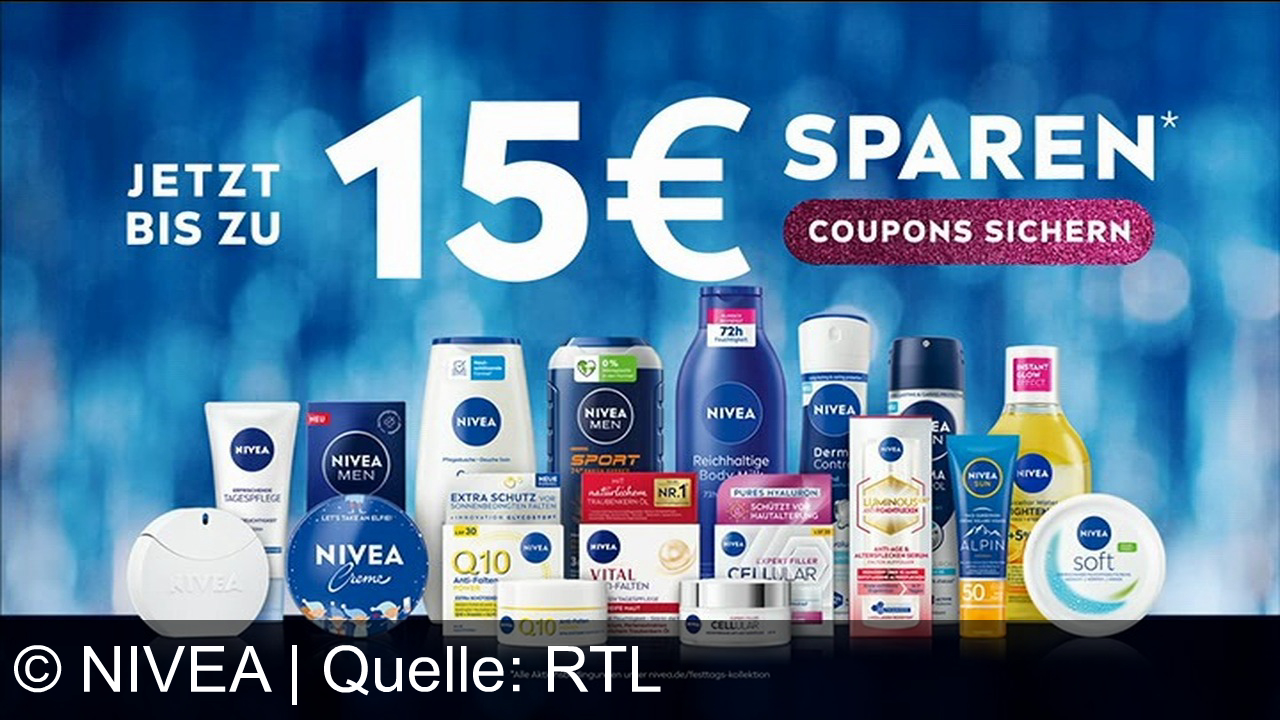 TV Werbung nivea - Weihnachten mit Nivea: Verwöhne deine Liebsten und spare bis zu 15 € auf Nivea-Cremes, Lotions & mehr. Jetzt Coupon sichern und gepflegt schenken!