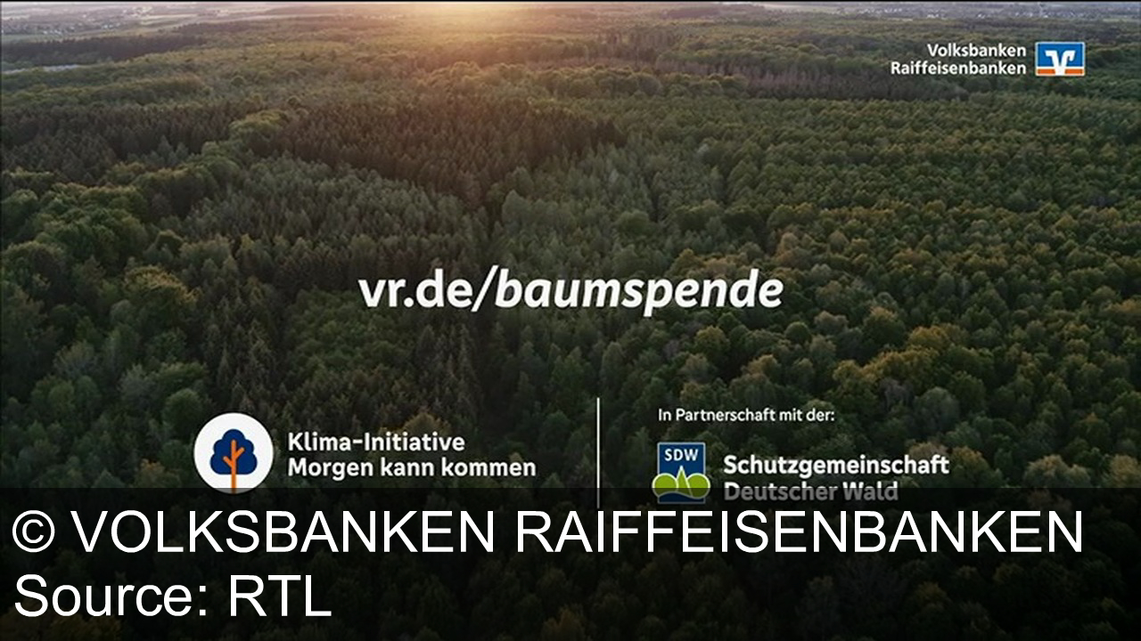 TV Werbung volksbanken raiffeisenbanken - Ihr kennt eure Region. Ihr gehört zusammen. Und wir sind eure Banken. Ihr bringt Dinge ins Rollen. Übernehmt Verantwortung. Und wir machen's genauso. Die Banken mit der genossenschaftlichen Idee. Morgen kann kommen. Wir machen den Weg frei. Volksbanken, Raiffeisenbanken. Lasst uns gemeinsam Verantwortung übernehmen und den Wald in unseren Regionen stärken. 1,2 Millionen Baumsetzlinge haben wir bereits finanziert. Jetzt könnt ihr schon ab 7,50 Euro Setzlinge auf vr.de/baumspende für eure Region spenden.