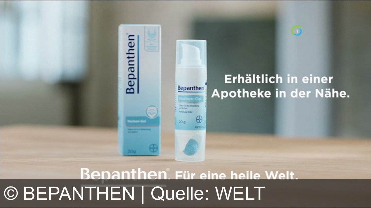 TV Werbung bepanthen - Bepanthen Wund- und Heilsalbe sowie Bepanthen Narben-Gel helfen bei kleinen Alltagsverletzungen und Narbenpflege. Erhältlich in Apotheken. Beachten Sie Packungsbeilage und ärztlichen Rat.