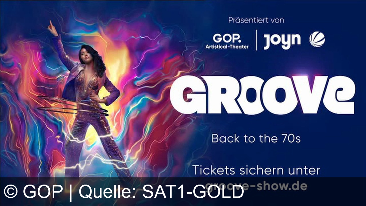 TV Werbung gop - Erlebe GROOVE im GOP-Artistical-Theater: Die 70er sind zurück – spektakuläre Akrobatik, ABBA & Bee Gees-Hits, präsentiert von Joyn. Jetzt Tickets sichern auf groove-show.de!