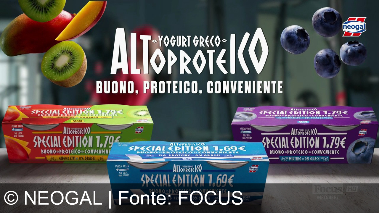 TV Werbung neogal - Neogal: Yogurt Greco Alto Proteico, la Special Edition che difende la tua spesa. Buono, proteico, conveniente.