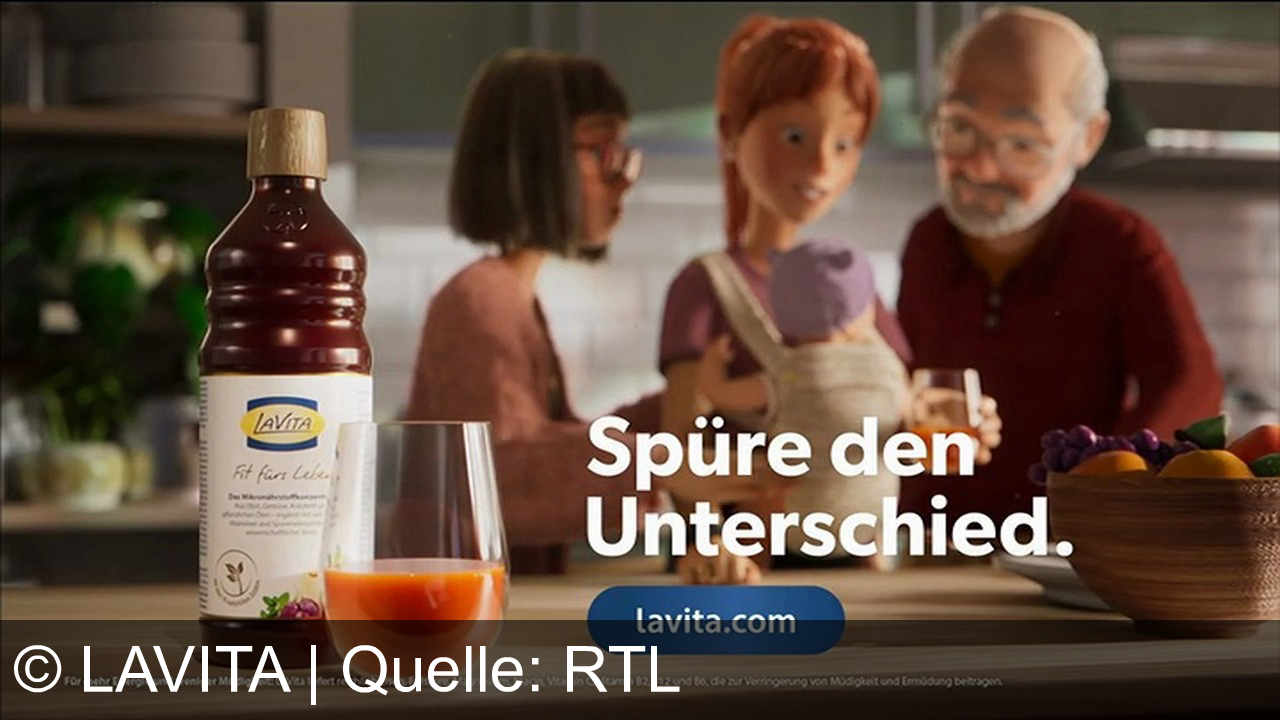 TV Werbung lavita - Mit LAVITA: Vitamine und Naturkraft für mehr Energie – spüre den Unterschied und erblühe jeden Tag.