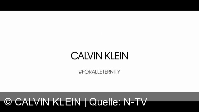 TV Werbung calvin klein - eternity for men